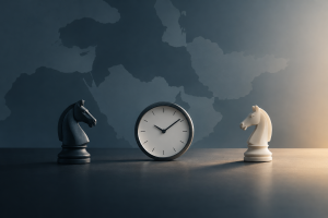 Strategic Time Between Opposing Knights